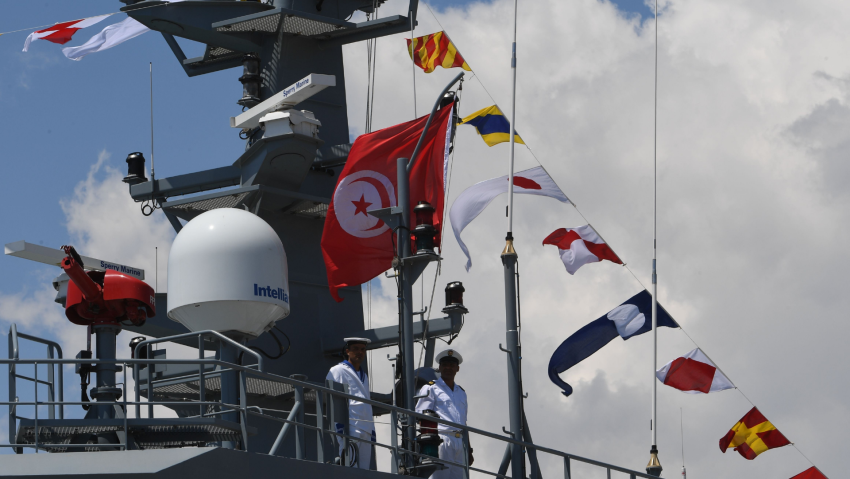 Tunisia, Hy Lạp tập trận hải quân chung chống buôn lậu và di cư trái phép. (Nguồn: AFP)