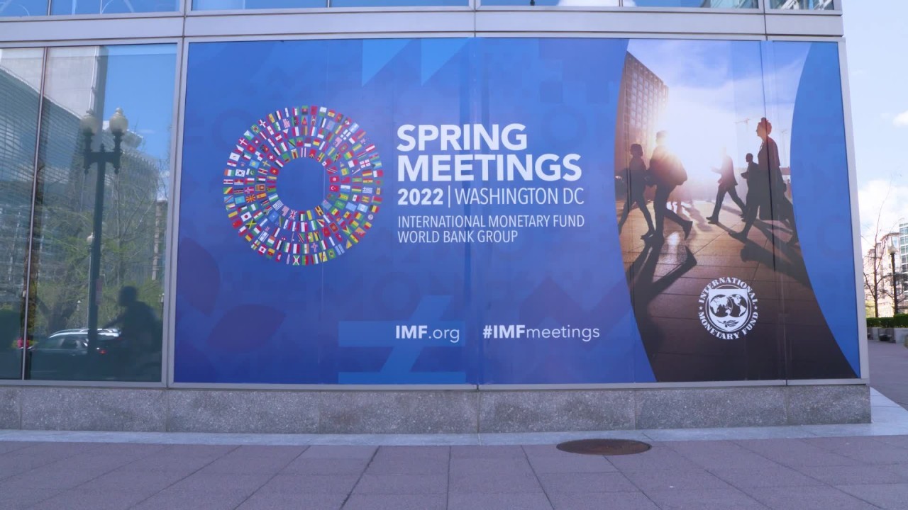 Hội nghị mùa Xuân thường niên của Quỹ Tiền tệ quốc tế (IMF) và Ngân hàng Thế giới (WB) bắt đầu vào ngày 18/4 tại thủ đô Washington D.C, Mỹ. (Nguồn: Reuters)