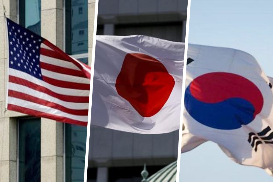 Mỹ-Nhật-Hàn sắp xếp tổ chức Hội nghị Bộ trưởng Quốc phòng ba bên. (Nguồn: Kyodo)