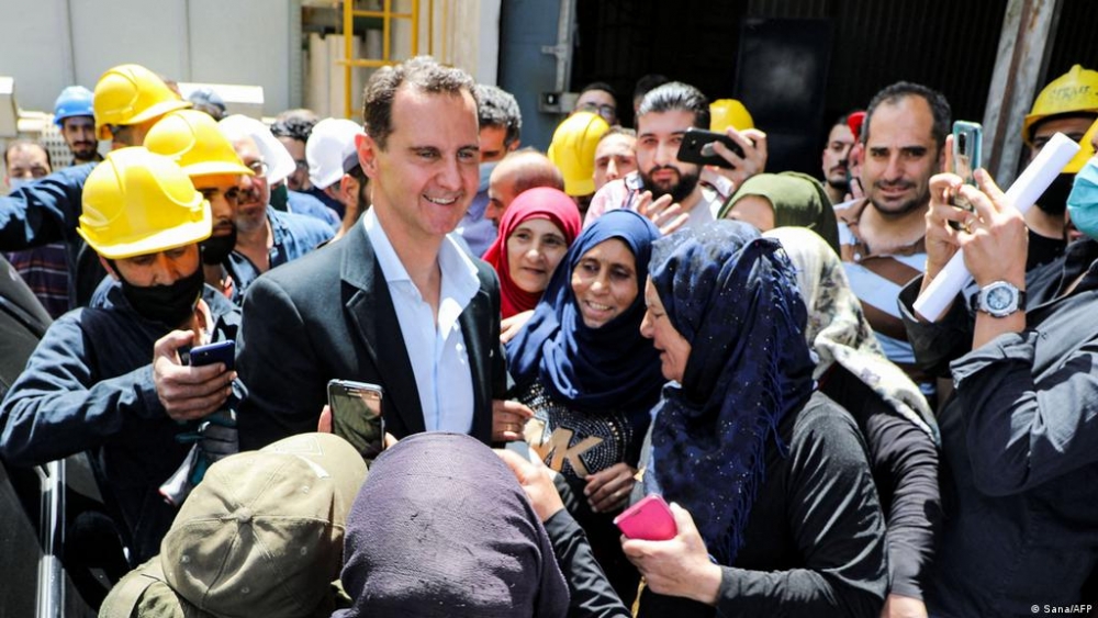 Tổng thống Syria Bashar al-Assad tái đắc cử nhiệm kỳ thứ tư. (Nguồn: AFP)