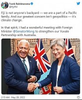 Thủ tướng Fiji: Biến đổi khí hậu là mối quan tâm lớn nhất
