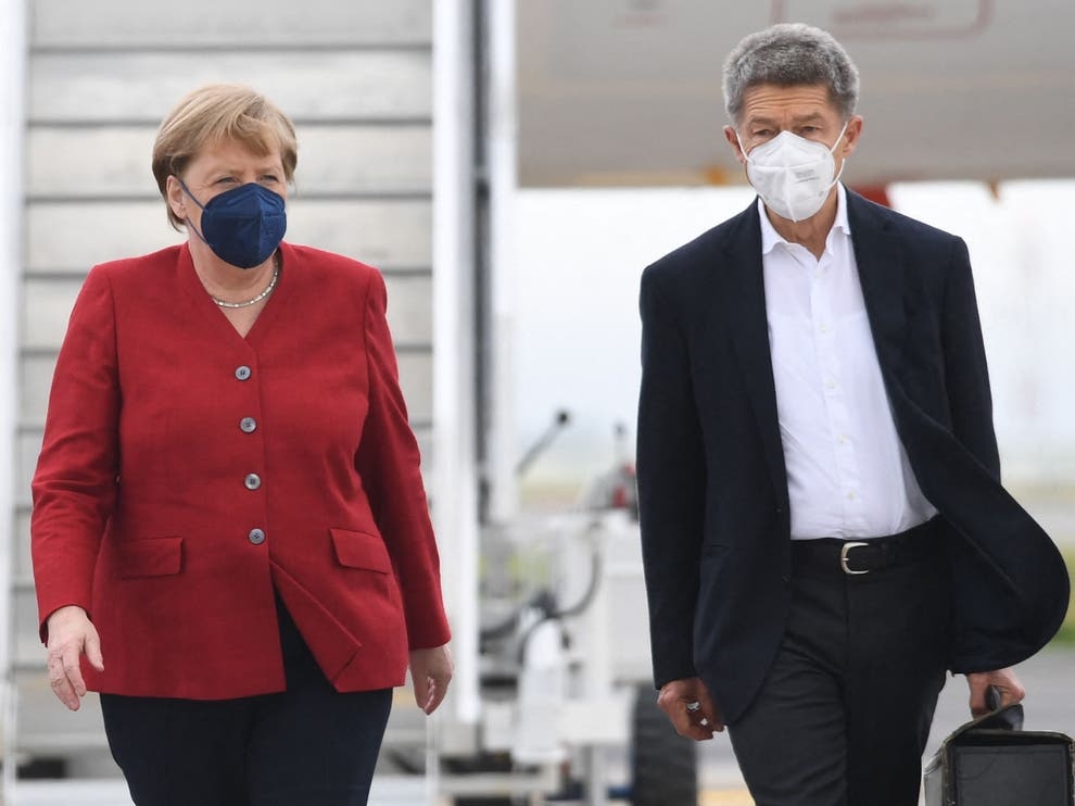 Thủ tướng Đức Angela Merkel và phu quân, ông Joachim Sauer. (Nguồn: Getty)