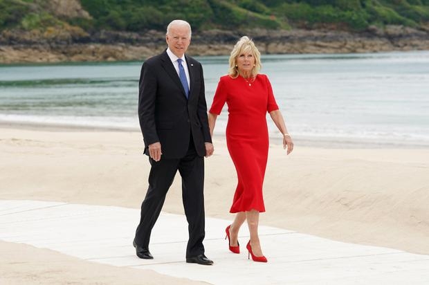 Tổng thống Mỹ Joe Biden và phu nhân, bà Jill Biden. (Nguồn: AP)
