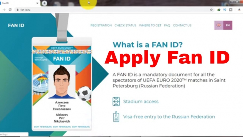 Cảnh báo công dân nhập cảnh Liên bang Nga bằng thẻ Fan ID.