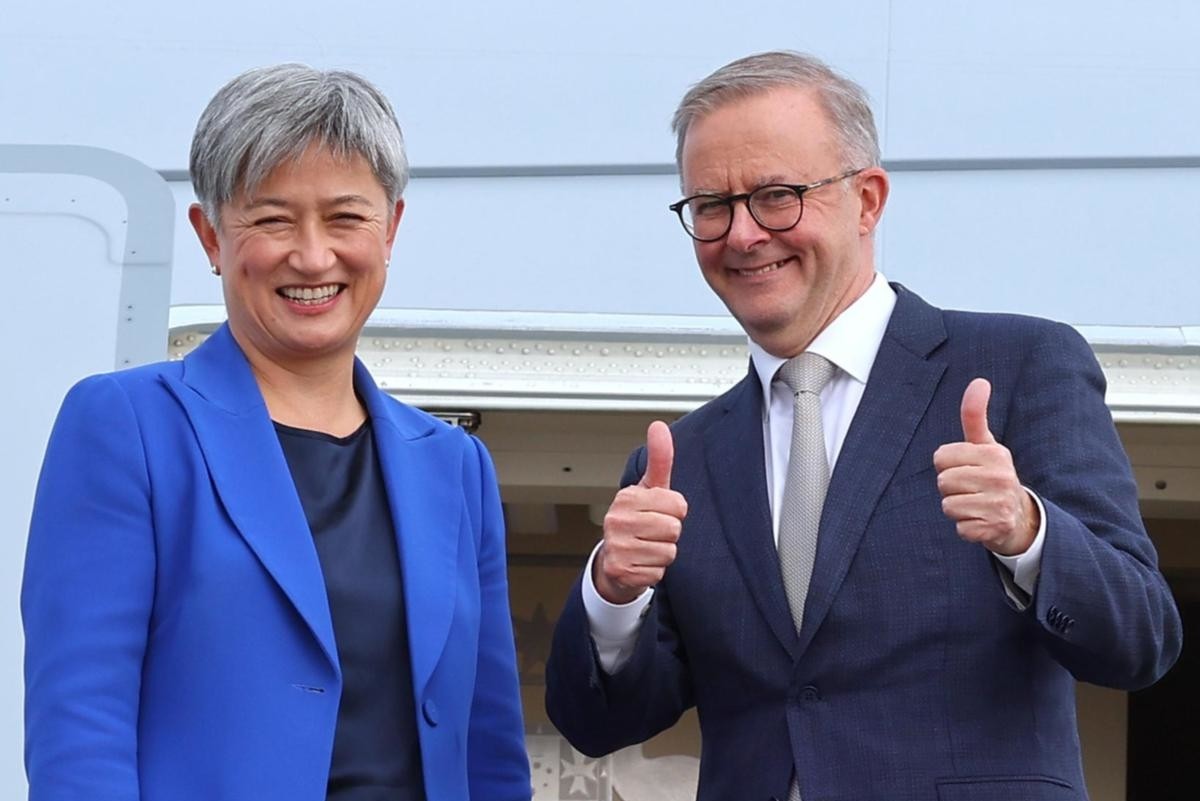 Thủ tướng Australia Anthony Albanese và Ngoại trưởng Penny Wong. (Nguồn: The West Australian)