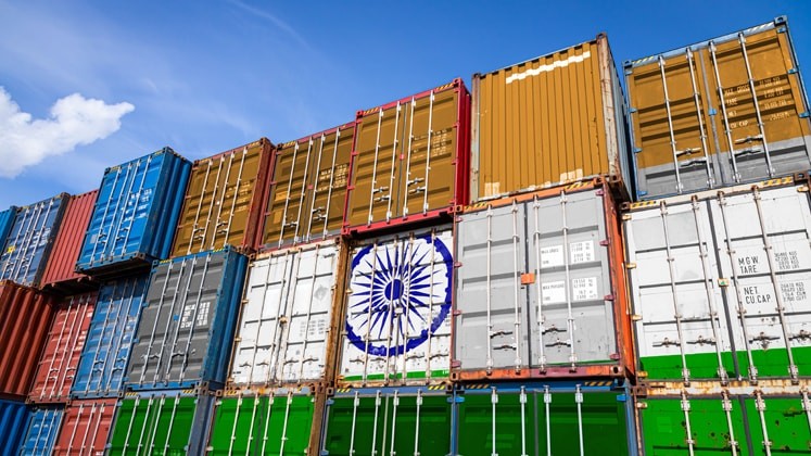 Xuất khẩu của Ấn Độ đạt 8,4 tỷ USD trong tuần đầu tiên của tháng 7/2021, tăng hơn 63% so với cùng kỳ năm trước. (Nguồn: PTI)