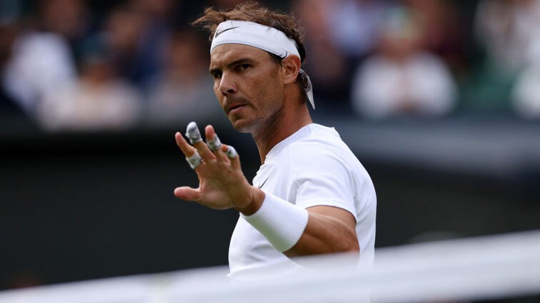 Rafael Nadal thoải mái tâm lý và tự tin tại Wimbledon 2022. (Nguồn: Getty Images)