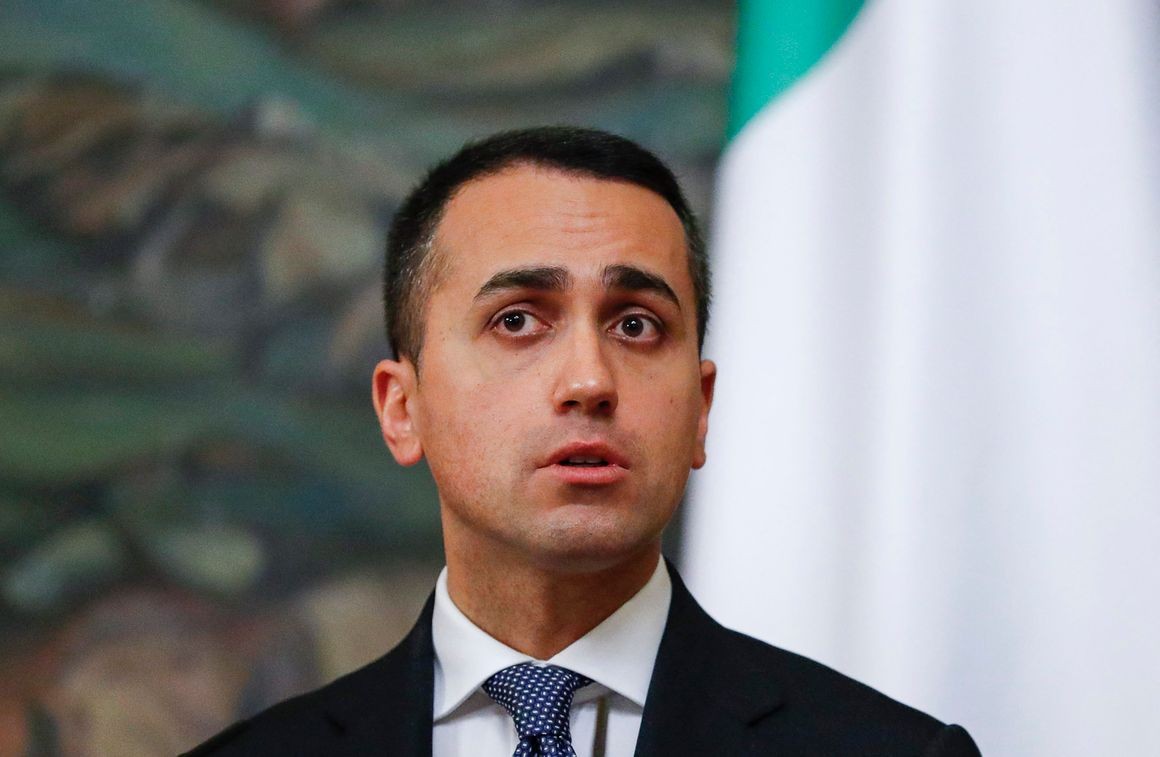 Ngoại trưởng Italy Luigi Di Maio. (Nguồn: AFP)