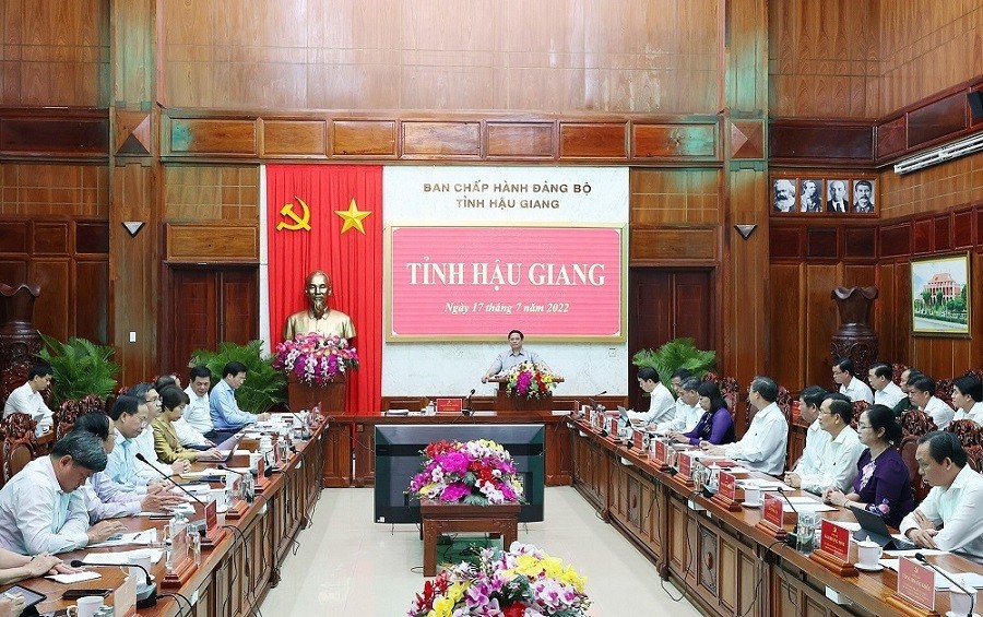 PM urges Hau Giang province to turn potential into development resources  | Politics | Vietnam+ (VietnamPlus)