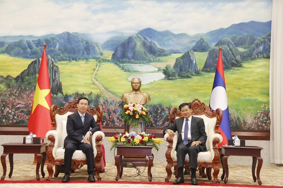 Vietnam’s senior officials visit Laos to attend celebrations of diplomatic ties anniversary | Politics | Vietnam+ (VietnamPlus)