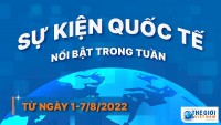 Dự kiến các sự kiện quốc tế nổi bật tuần từ ngày 1/8-7/8