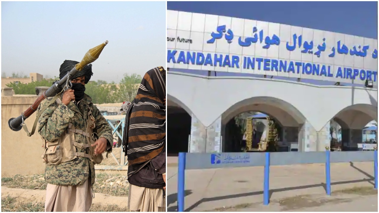 Ít nhất 3 quả rocket đã nã vào sân bay Kandahar ở miền Nam Afghanistan đêm 31/7 trong bối cảnh Taliban đẩy mạnh chiến dịch tấn công sâu rộng trên khắp cả nước. (Nguồn: OpIndia)