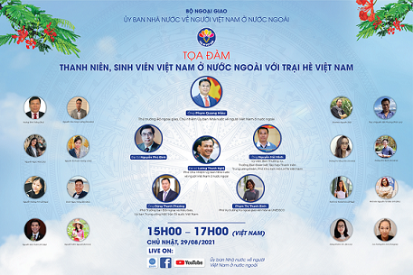 Tổ chức Tọa đàm trực tuyến 'Thanh niên, sinh viên Việt Nam ở nước ngoài với Trại hè Việt Nam'