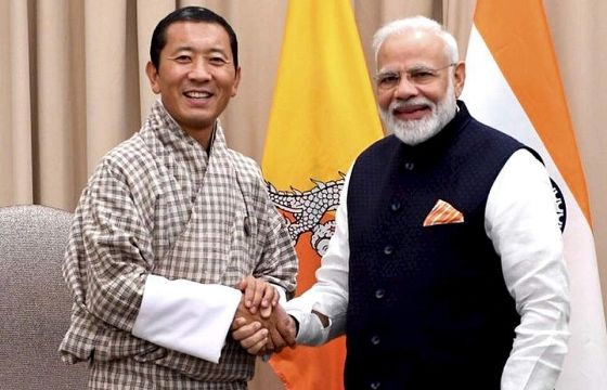 Thủ tướng Ấn Độ gặp Thủ tướng Bhutan lần thứ 4 trong năm qua