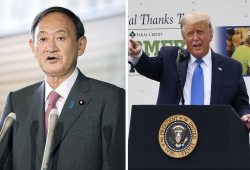 Mỹ-Nhật: Thủ tướng Suga và Tổng thống Trump nói gì trong điện đàm lần đầu tiên?