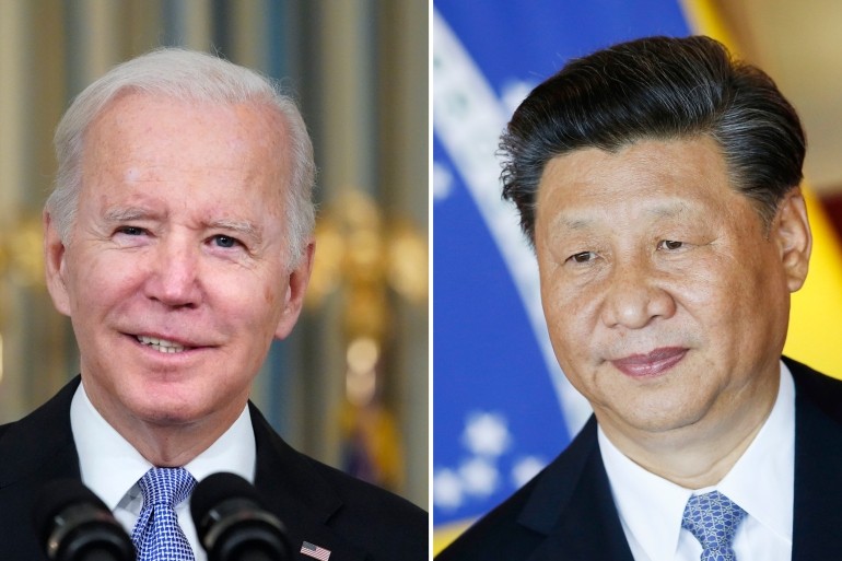 Tổng thống Mỹ Joe Biden và Chủ tịch Trung Quốc Tập Cận Bình. (Nguồn: AP)