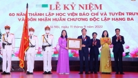 Học viện Báo chí và Tuyên truyền đón nhận Huân chương Độc lập hạng Ba