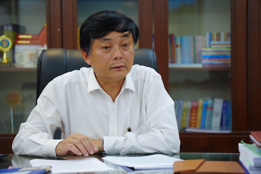 PGS. TS. Phạm Minh Sơn, Phó Bí thư Đảng ủy, Giám đốc Học viện Báo chí và Tuyên truyền. (Ảnh: Hữu Chánh)