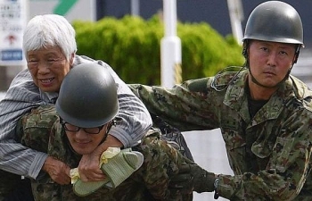 Siêu bão Hagibis: Nhật Bản triển khai 27.000 binh sỹ nỗ lực tìm kiếm cứu hộ
