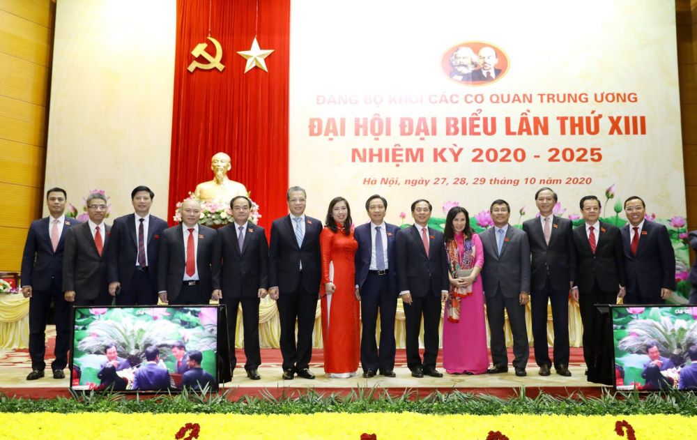 Đoàn đại biểu Đảng bộ Bộ Ngoại giao tham dự Đại hội đại biểu Đảng bộ Khối các cơ quan Trung ương lần thứ XIII, nhiệm kỳ 2020-2025