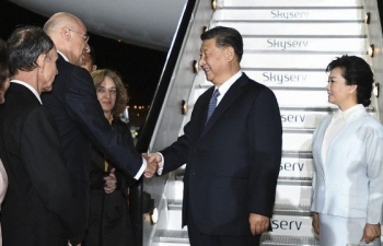 Đến Athens, ông Tập Cận Bình là Chủ tịch Trung Quốc đầu tiên thăm Hy Lạp sau 11 năm