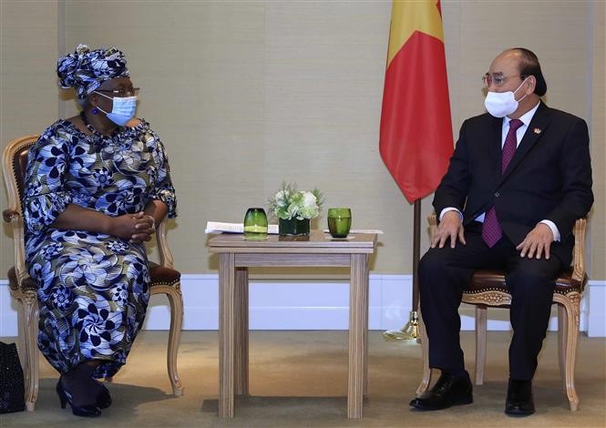 President Nguyen Xuan Phuc active in Switzerland