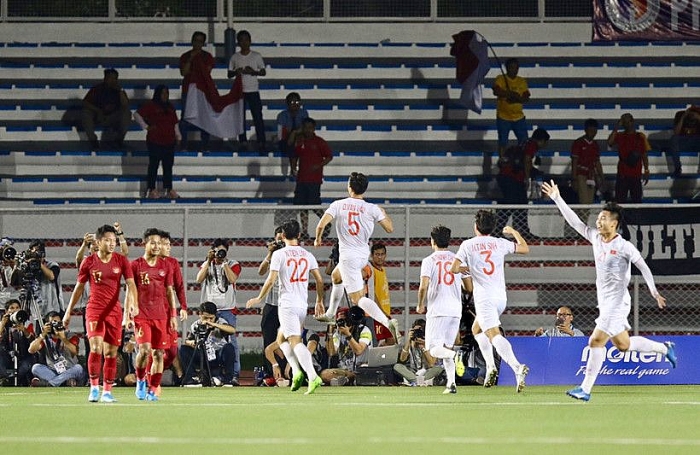 HLV U22 Indonesia: 'Ý đồ của chúng tôi đã phá sản trước U22 Việt Nam'