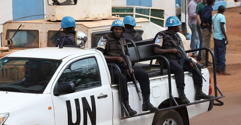 Lực lượng gìn giữ hòa bình ở Bangui, Trung Phi. (Nguồn: Twitter)