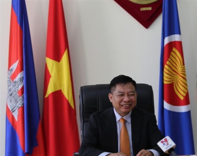 Đại sứ Việt Nam tại Campuchia Nguyễn Huy Tăng. (Nguồn: TTXVN)