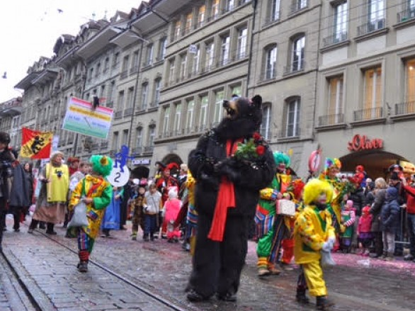 Sắc màu tại lễ hội Carnaval Thụy Sỹ