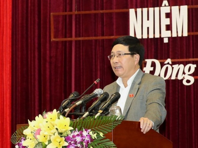 Phó Thủ tướng Phạm Bình Minh tiếp xúc cử tri Quảng Ninh