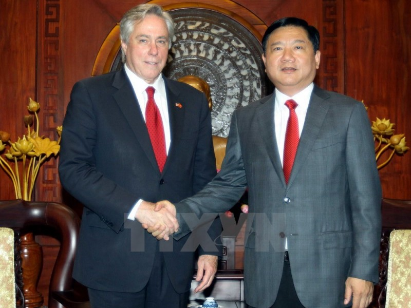 Ông Đinh La Thăng tiếp cố vấn cao cấp của Ngoại trưởng Hoa Kỳ