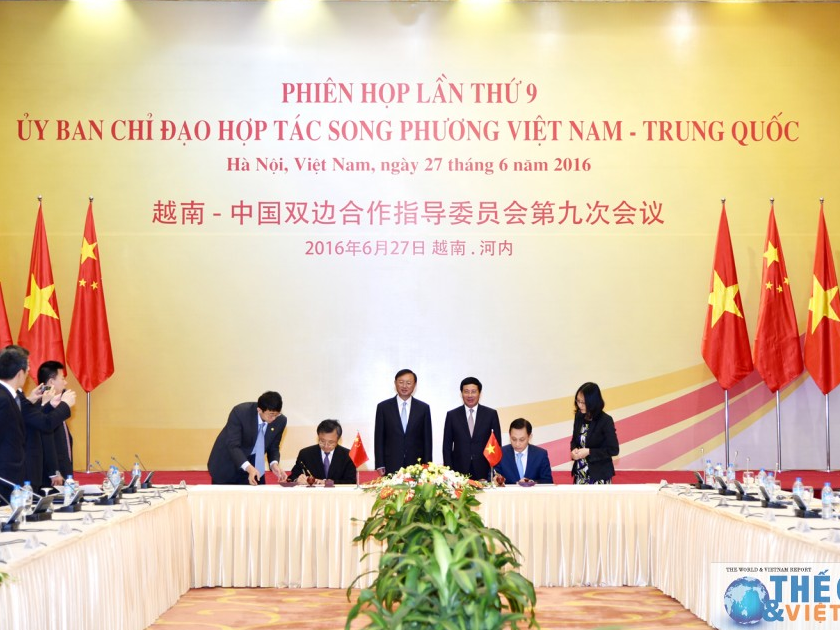 Phiên họp lần thứ 9 Ủy ban Hợp tác song phương Việt Nam - Trung Quốc