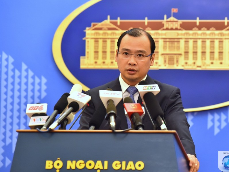 Việt Nam yêu cầu Trung Quốc chấm dứt ngay các hành động sai trái