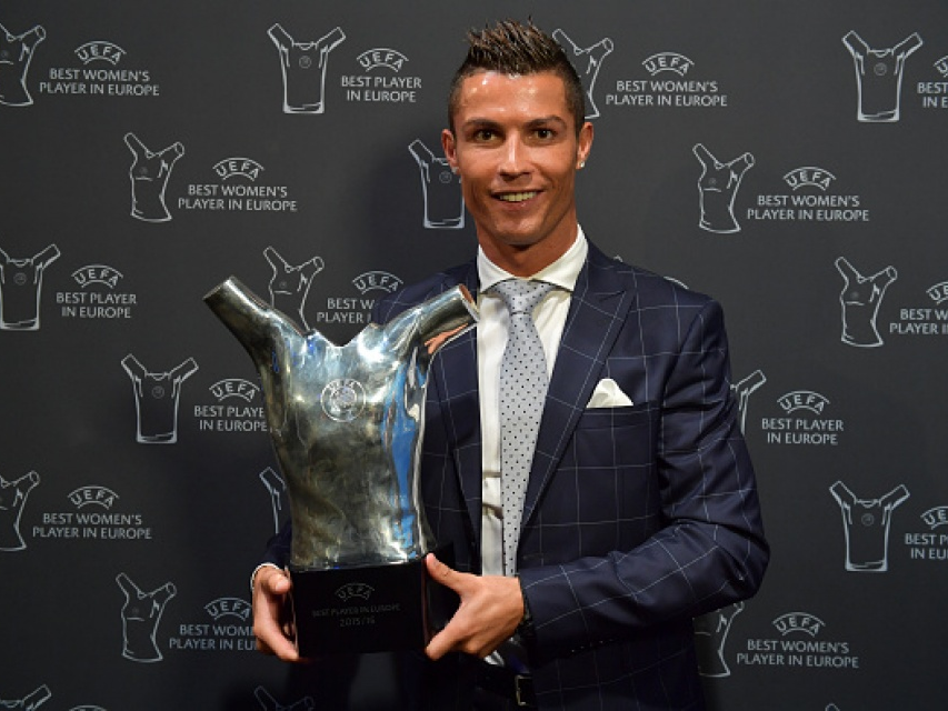 Cristiano Ronaldo là cầu thủ xuất sắc nhất Châu Âu mùa 2015-16