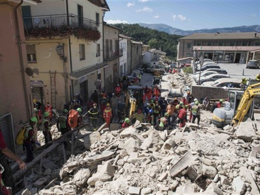 Động đất tại Italy: Người nước ngoài trong 250 nạn nhân thiệt mạng