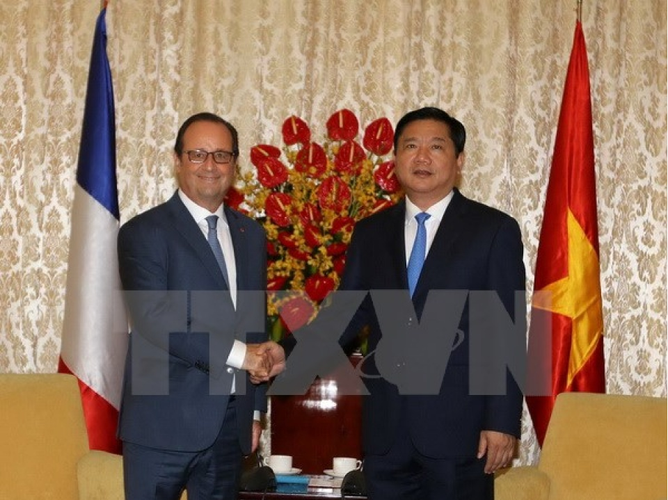 Ông Đinh La Thăng mong muốn Pháp duy trì ODA cho TP.HCM