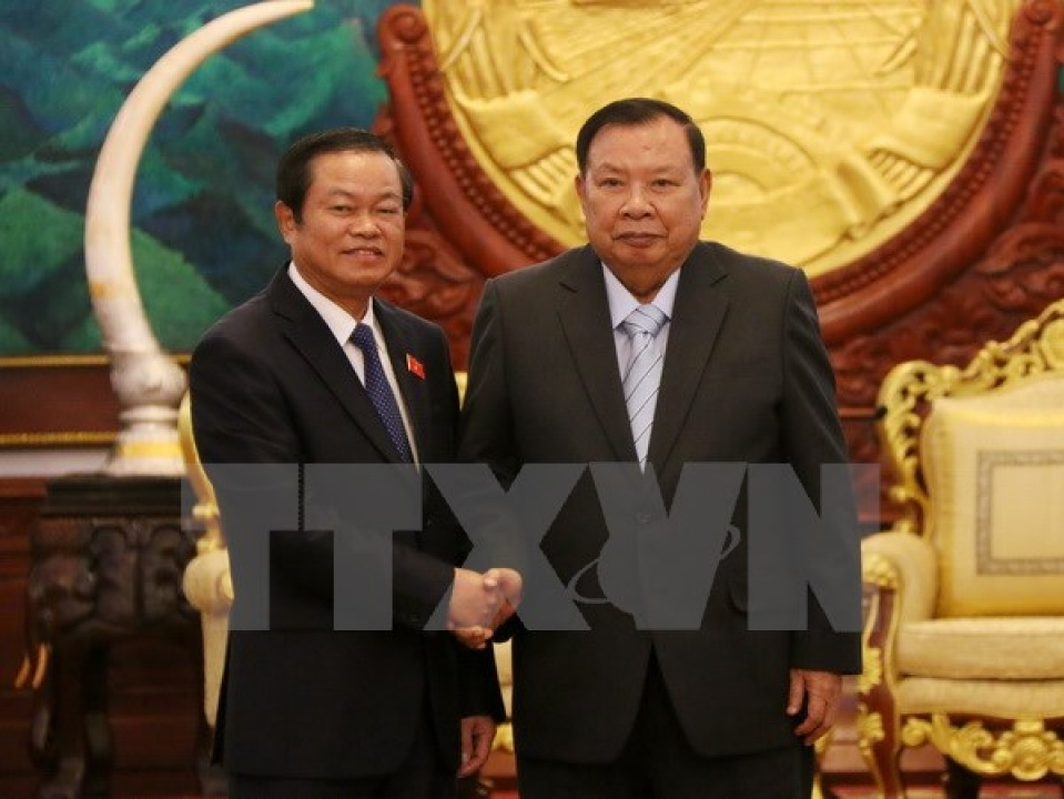 Lãnh đạo Lào đánh giá cao quan hệ giữa hai Quốc hội Việt Nam-Lào