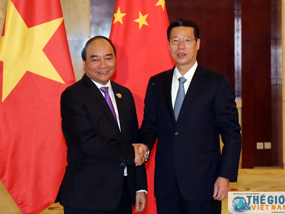Thủ tướng Nguyễn Xuân Phúc tiếp Phó Thủ tướng Trung Quốc Trương Cao Lệ