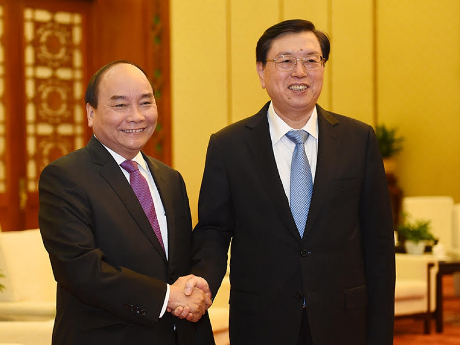 Thủ tướng Nguyễn Xuân Phúc tiếp hai nhà lãnh đạo Trung Quốc
