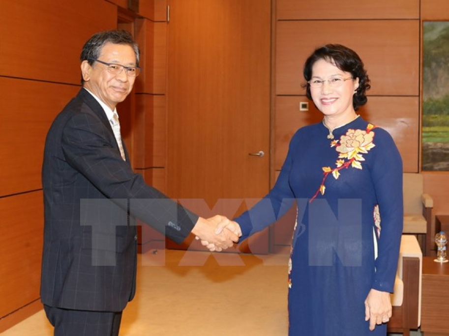 Chủ tịch Quốc hội Nguyễn Thị Kim Ngân tiếp Đại sứ Nhật Bản