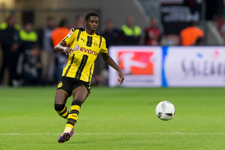 ousmane dembele nhan giai golden boy 2016