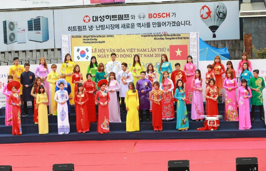 Tưng bừng Lễ hội Văn hóa Việt Nam, Ngày Lao động Việt Nam tại Hàn Quốc