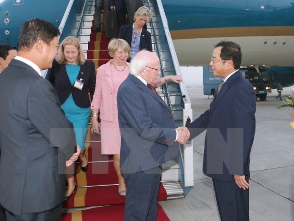 Truyền thông Ireland đưa tin về chuyến thăm Việt Nam của Tổng thống