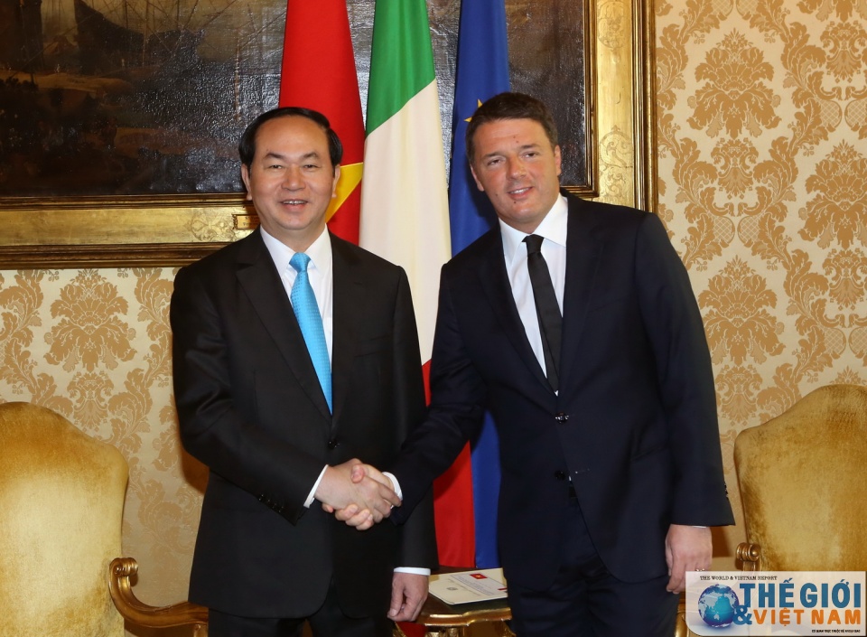 thu tuong matteo renzi tinh huu nghi voi viet nam luon o muc cao nhat