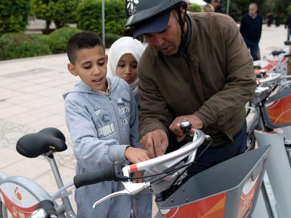 Độc đáo mô hình chia sẻ xe đạp ở Morocco