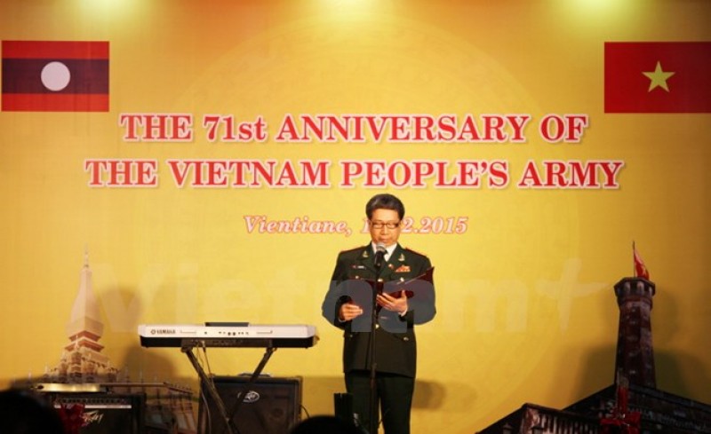 Kỷ niệm ngày thành lập Quân đội Nhân dân Việt Nam tại Lào