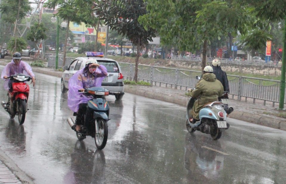 Hà Nội xuất hiện mưa rét trong ngày đầu năm mới 2017