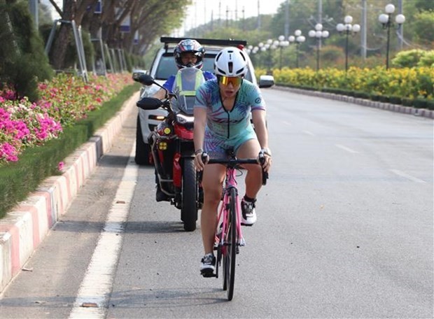 TRI – Factor Vietnam 2022 attracts nearly 300 athletes. (Photo: VNA)