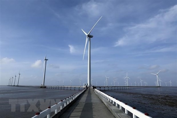 Bac Lieu wind power plant. (Photo: VNA)